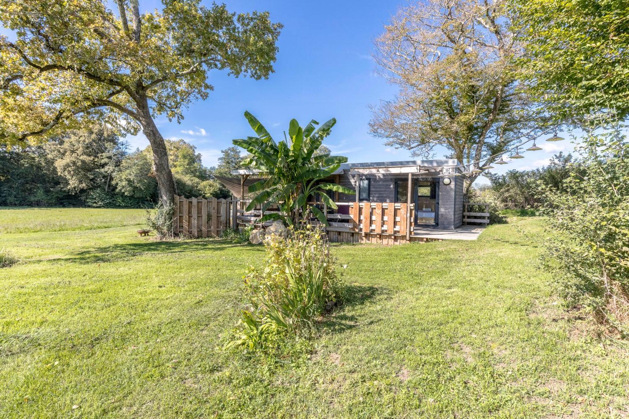 Tiny House Avec Spa, Proche De Bordeaux Et De Saint-Emilion Castelviel Exterior foto